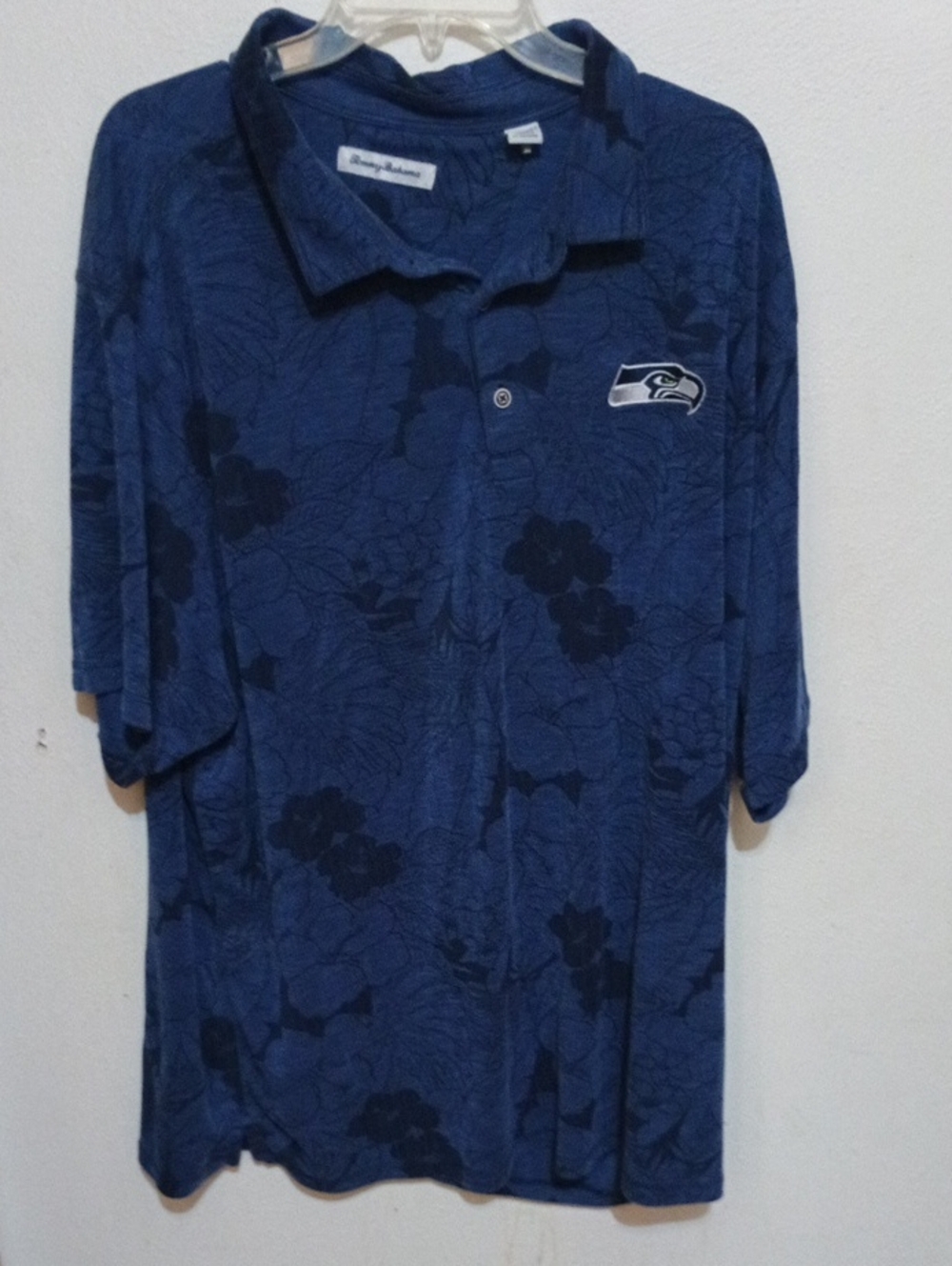 Tommy Bahama Miramar Bloom Seattle Seahawks Polo Shirt